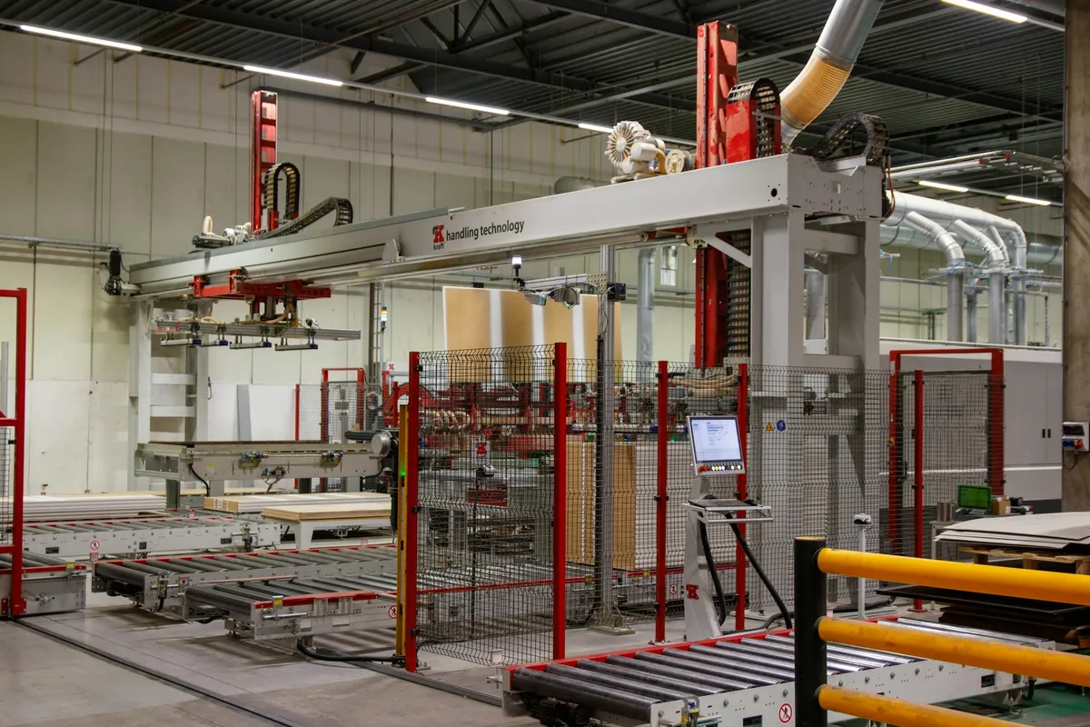 Industrial robotics in manufacturing operation