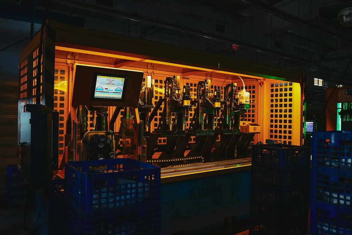 A modern industrial manufacturing facility